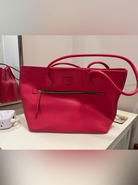 Dooney & Bourke Florentine Tote Fuchsia